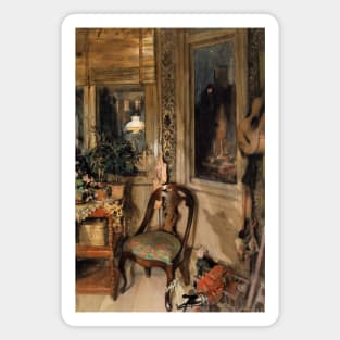 Toys in the Corner by Carl Larsson Magnet